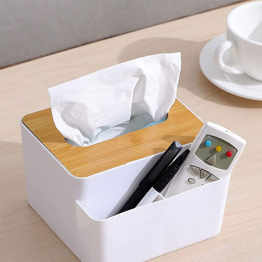 Tissue Box with Storage