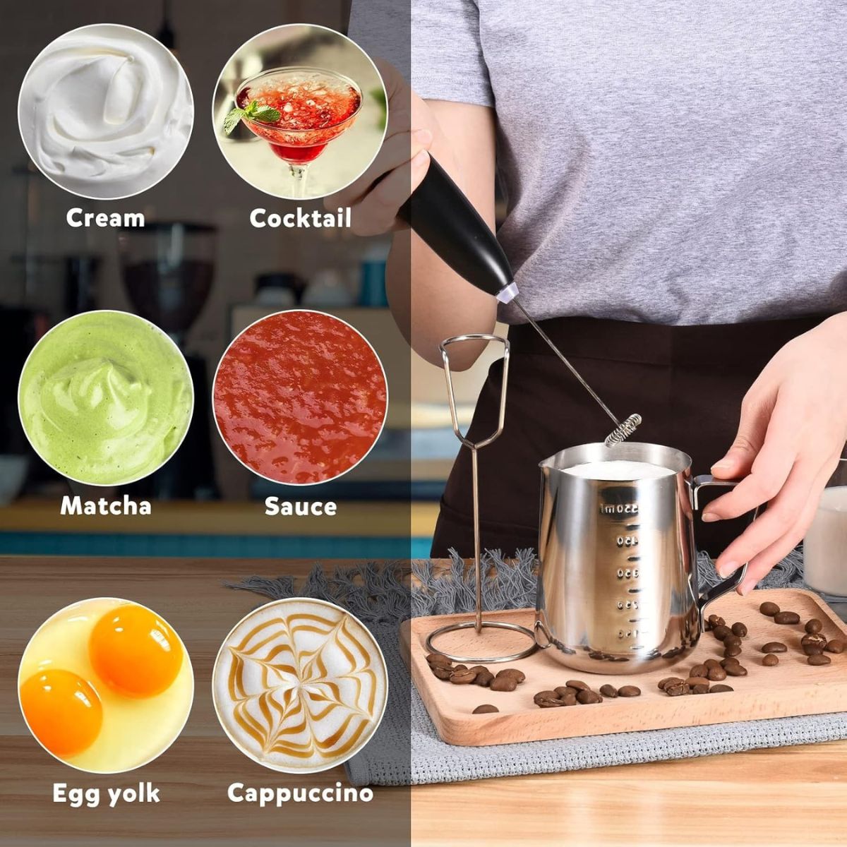 Coffee and Milk Mixer