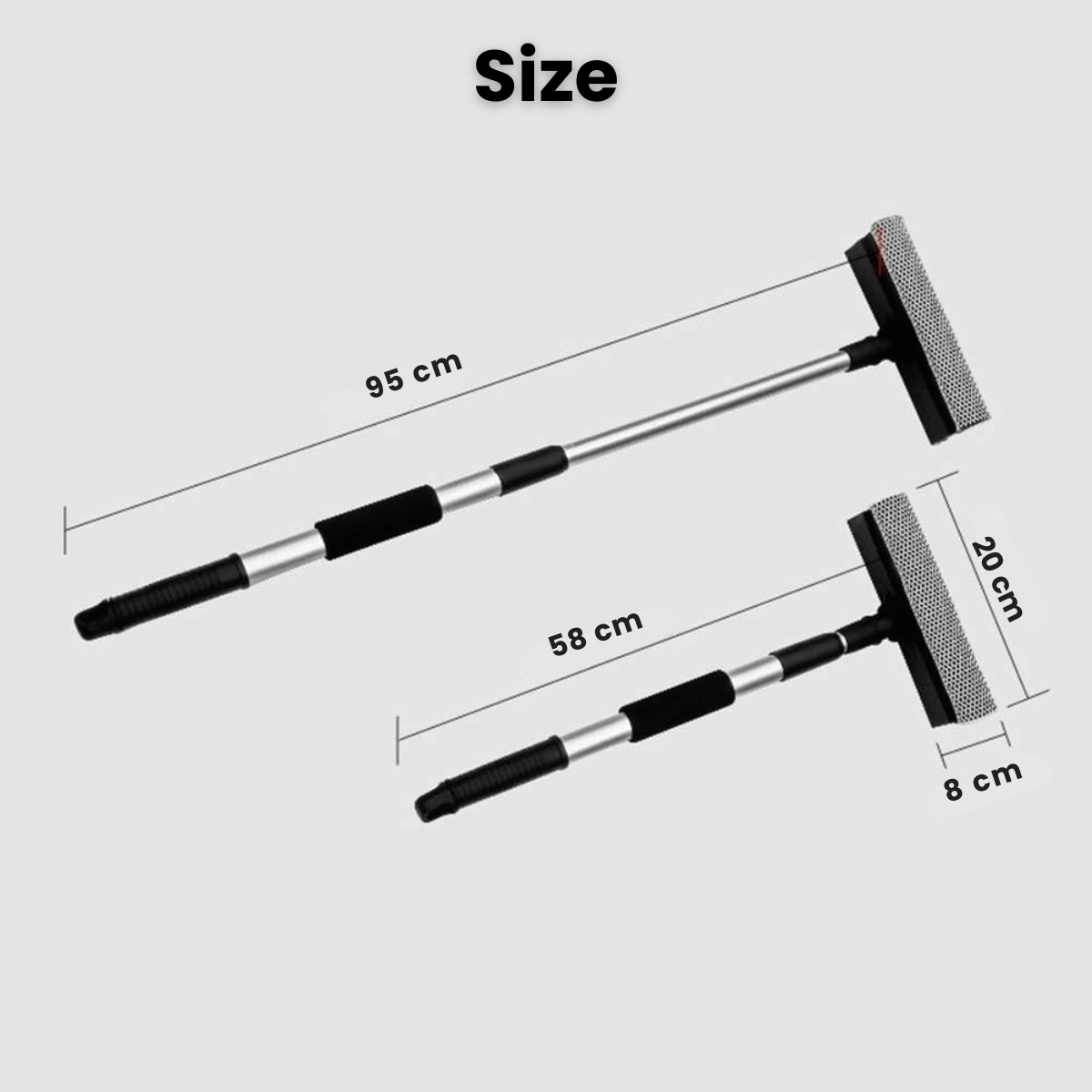 2 in 1 Extendable Window Cleaner