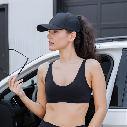 Magnetic Ponytail Hat