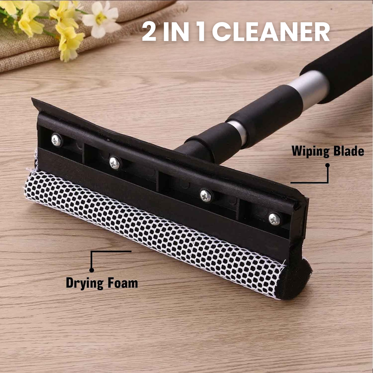 2 in 1 Extendable Window Cleaner