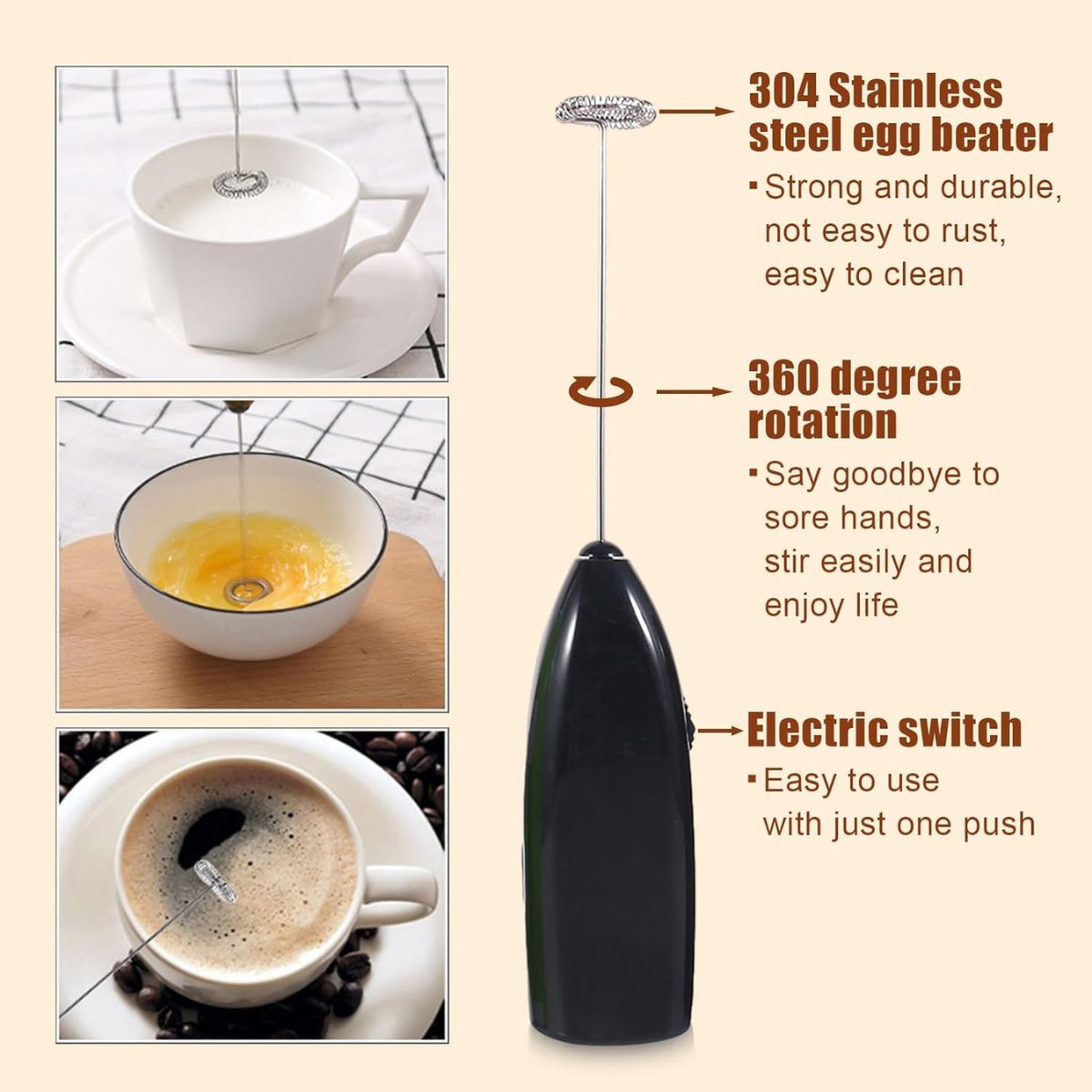 Coffee and Milk Mixer