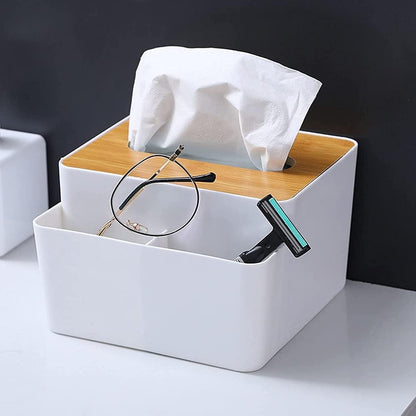Tissue Box with Storage