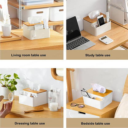 Tissue Box with Storage