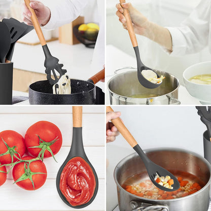 12 Piece Silicone Utensils Set