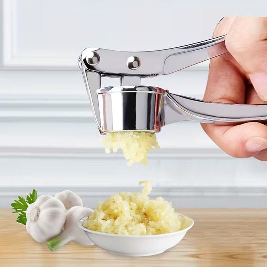 Stainless Steel Garlic Press Crusher