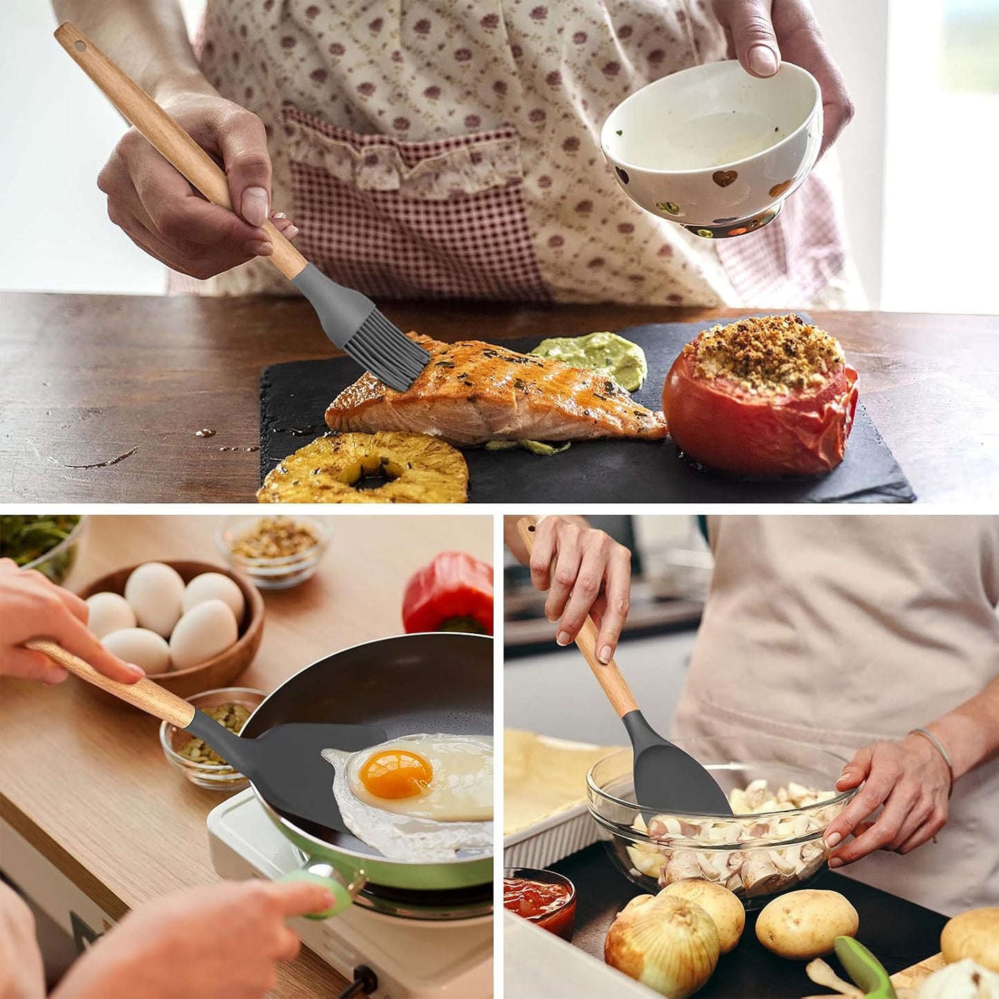 12 Piece Silicone Utensils Set