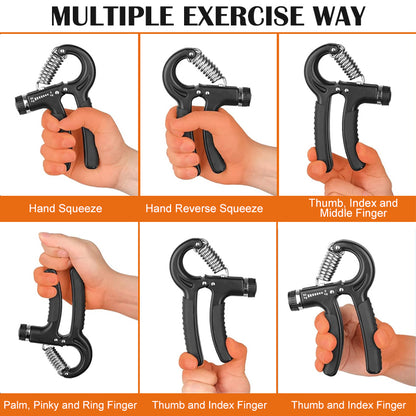 Adjustable Grip Strengthener with Counter