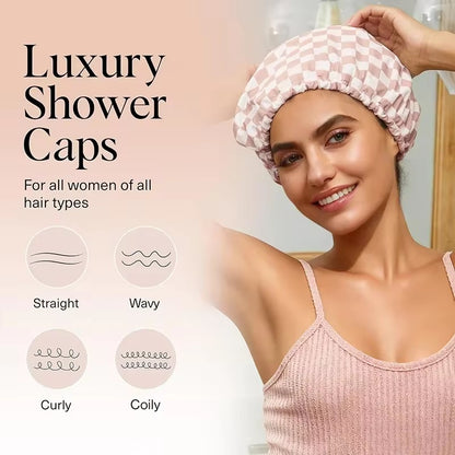 Luxury Waterproof Shower Cap