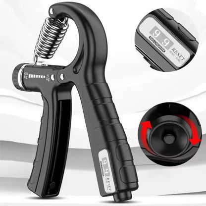 Adjustable Grip Strengthener with Counter