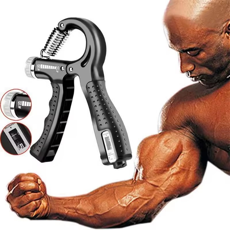 Adjustable Grip Strengthener with Counter