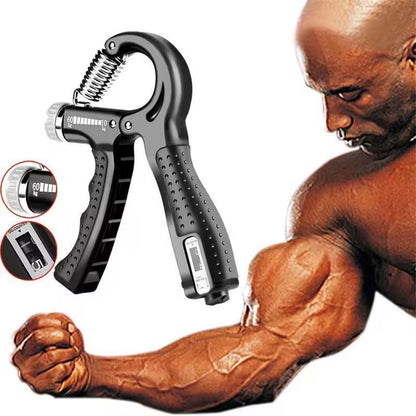Adjustable Grip Strengthener with Counter