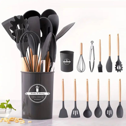 12 Piece Silicone Utensils Set