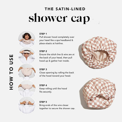 Luxury Waterproof Shower Cap